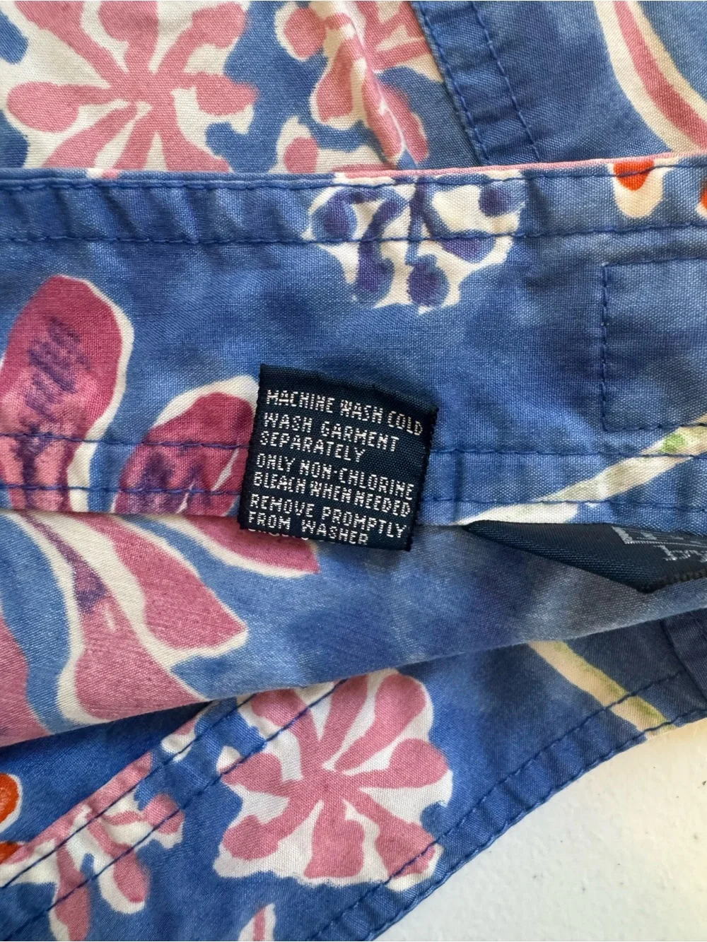 Vtg Polo Ralph Lauren Swim Trunks Men 34 Blue Aloha Beach Vacation Resort Surf